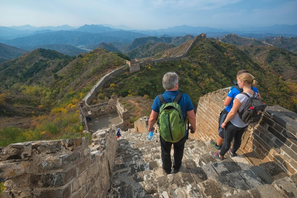 hiking the great wall of china