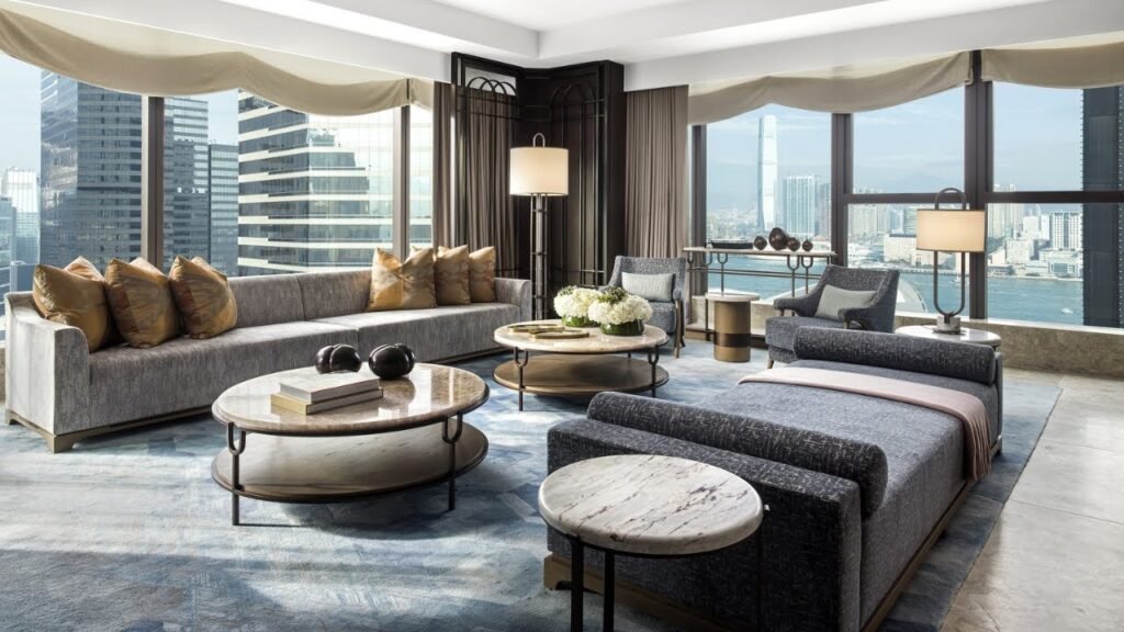 Spacious suite at The St. Regis Hong Kong, offering personalized luxury among the best hotels in HK.