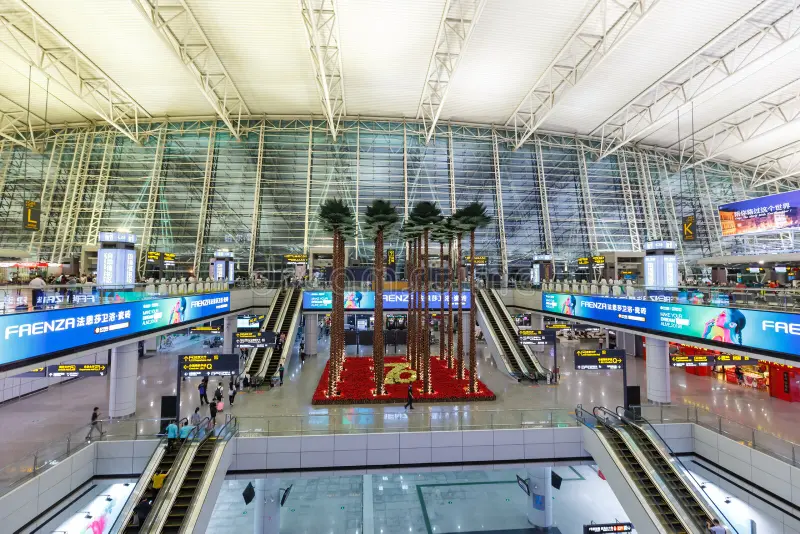 Guangzhou Baiyun International Airport arrival hall