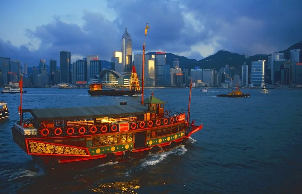 Star Ferry crossing Victoria Harbour, one of the best Hong Kong Island attractions.