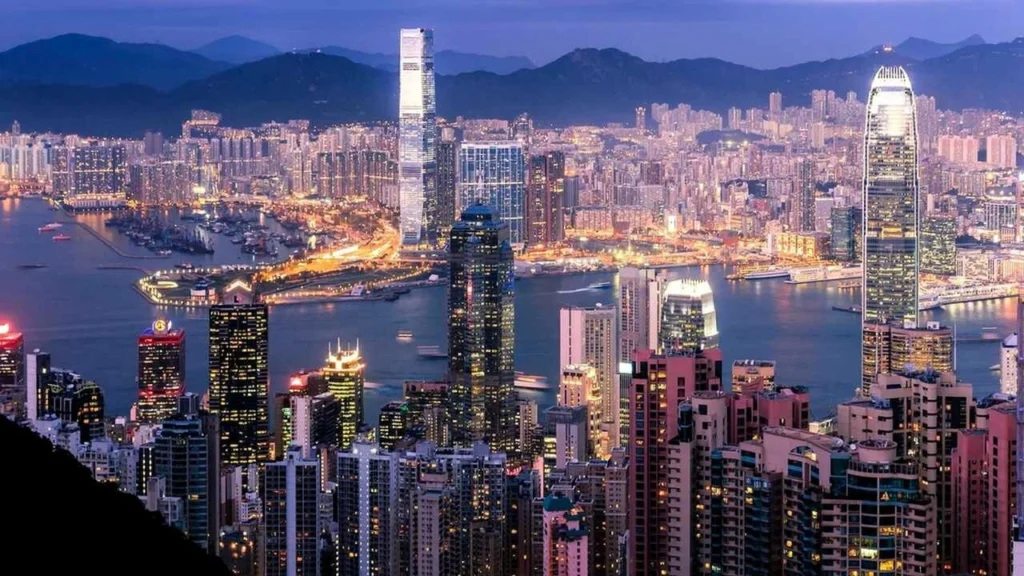 Victoria Peak, a must-see Hong Kong Island attraction, with views of Hong Kong from Peak Tower.
